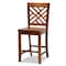 Baxton Studio Caron Modern and Contemporary Walnut Brown Finished Wood 5-Piece Pub Set 187-11433-10903-Zoro - alternate 3